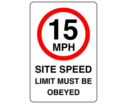 15mph limite velocità del - 15mph,