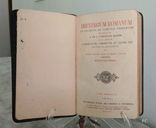 Breviarium Romanum Pars Hiemalis 1921 - Libretto Relig Breviario Romano Latino 