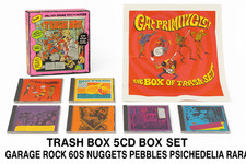 Trash Box 5CD Box Set Garage Rock 60s Nuggets Pebbles Psichedelia RARA