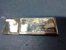 ferma soldi bagno argento personalizzato col tuo nome  ARTIGIANALI made in italy