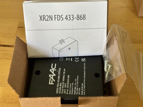 Faac xr2n fds 433 868 - xr2n, 433-868