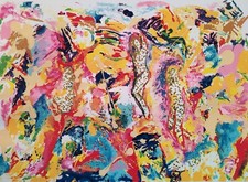 MATTIA FIORE Stampa Litografia Moderna Astratta a Colori Limitata e Firmata