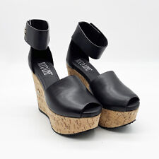 Rucoline Sandalo in pelle con zeppa art. Kyoko col. Nero eu 41