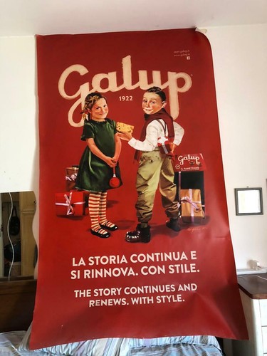 Pubblicita storica galup - storica, 1954