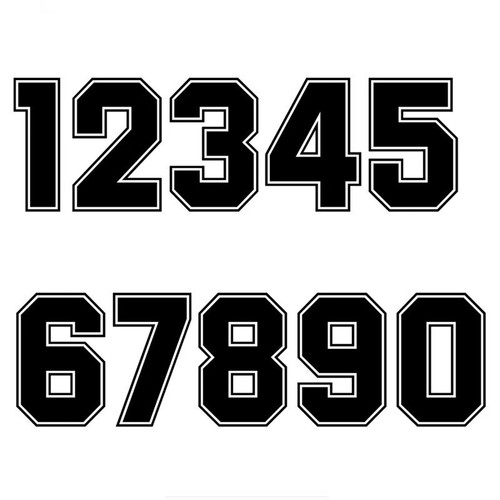 Adesivi adesivo numeri gara - adesivo,