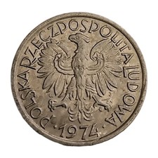  2 ZLOTE 1974 POLSKA POLONIA