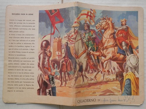 Vecchio quaderno scolastico - , di