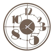 Arti e Mestieri, Teo, Orologio da Parete 50cm, Metallo