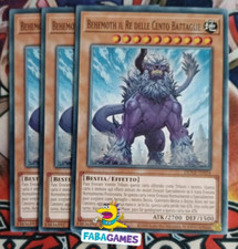 ?? YU GI OH 3 x BEHEMOTH IL RE DELLE CENTO BATTAGLIE VINTE – DUNE IT024 COMUNE