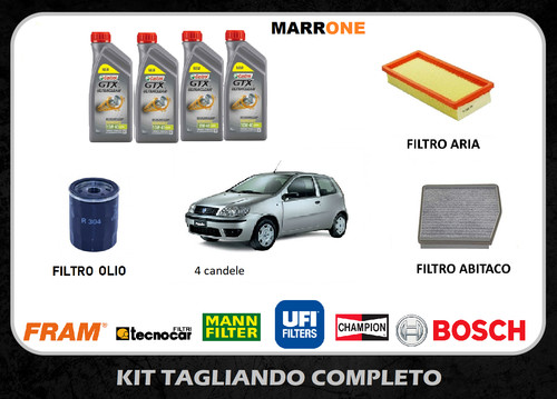 Kit tagliando filtri - 4, lt