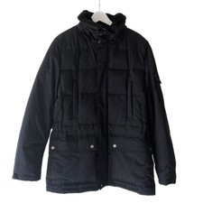 Giubbotto Geox Uomo Lungo con Cappuccio imbottitura in: 30% Piuma e 70% Piumino