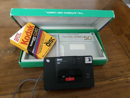 Fuji disc camera boxed - camera, with
