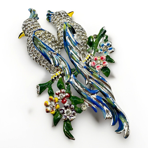 Spilla vintage coro duette - spilla,