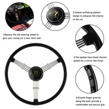 Per Porsche 356 356A/B/C 1950-66 Volante 15,7" 400mm Vintage Modificato 