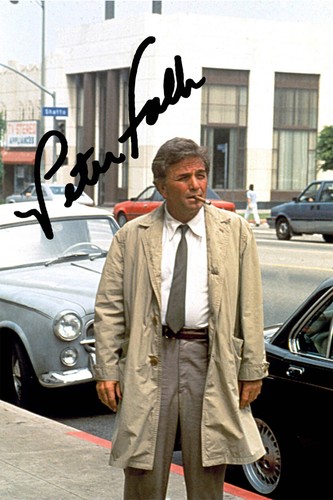 Peter falk signed autograph - falk,