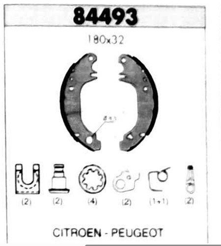 Ganasce freno citroen saxo - freno,