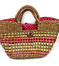 Borsa spiaggia alghe fatta a