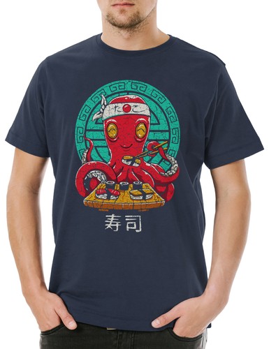 Shirt uomo octopus - octopus, sushi
