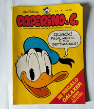 Paperino & C. N. 1 Fumetto 5 Luglio 1981 scollato come foto Disney N