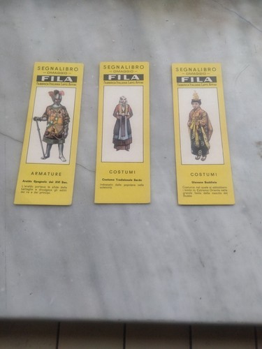Lotto segnalibro fila - fila, serie