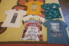 5 T-shirts 7-8 anni di varie marche