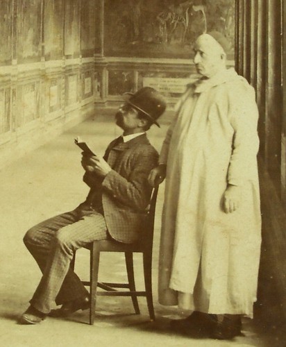 Italie c1880 asciano - italie, abbazia