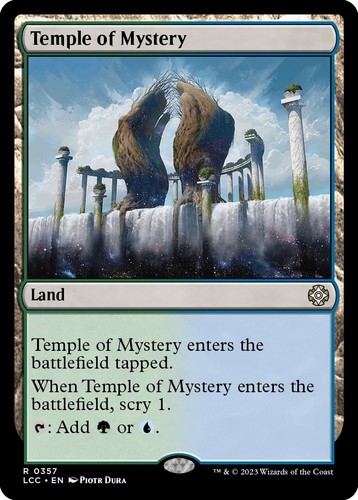 Temple mystery commander - of,