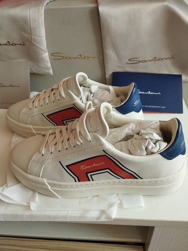 Santoni double buckle sneaker - double,
