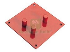 1PZ PIASTRA PIEGAFERRO CM.20X22: