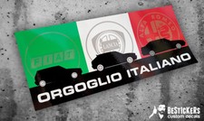 1 adesivo ORGOGLIO ITALIANO