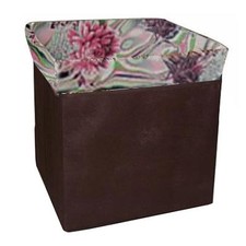 POUF IN PELLE CON SEDUTA