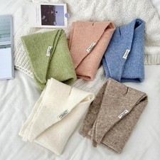 Sciarpa triangolo in maglia di