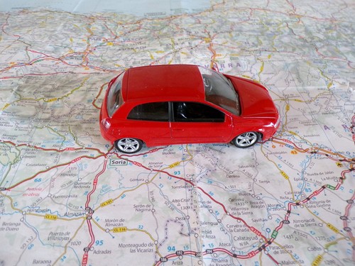 Fiat stilo rouge - rouge, 1/43