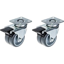 Ruote gemelle da 75 mm 3" in