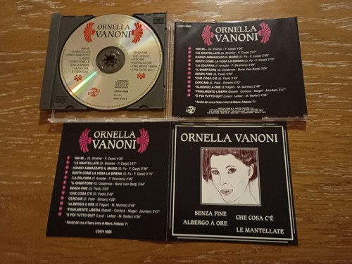 Ornella vanoni rarissimo y - cd,