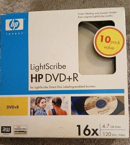 Video lightscribe dvd - video, hp
