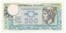 500 LIRE MERCURIO    EMISSIONE