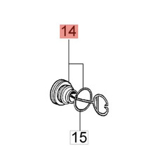 EFCO TAPPO SERBATOIO CARBURANTE MOTOSEGA 156 162 MT 7200 8200 ORIGINALE