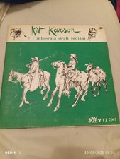 Kit Karson l'imboscata degli indiani 10"LP Jolly '61 copertina di Umberto Sgarzi