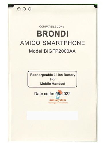 Batteria pila per brondi amico - per,