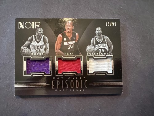 2017 panini noir ray allen - panini,