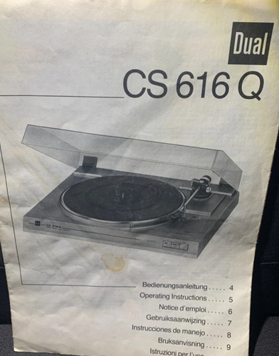 Dual 616 giradischi - q,
