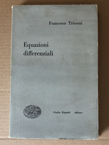 Francesco tricomi equazioni - francesco,