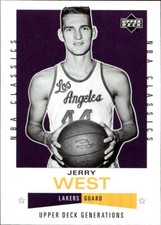 card NBA Jerry West 2002 Upper