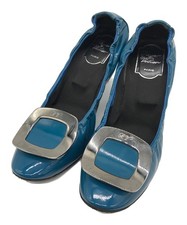 Decolte con tacco alto smaltate Roger Vivier / blu / taglia 38