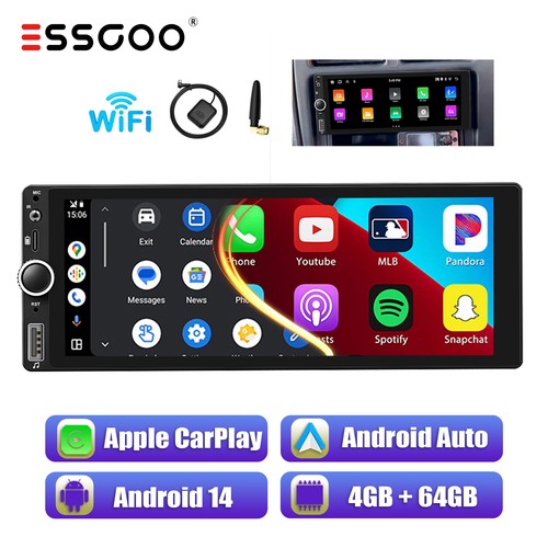 Autoradio din carplay - autoradio, 1