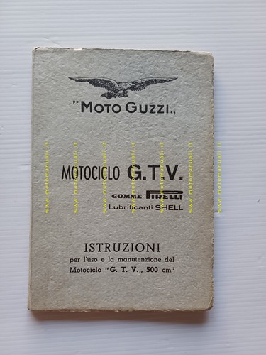 Moto guzzi gtv - guzzi, 1949