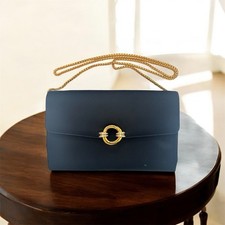 RODO Italy Borsa Nera Catena Cinturino Cristalli Swarovski Chiusura Usata Ecc Cond.