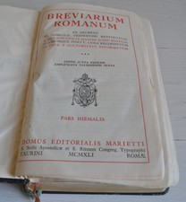 BREVIARIUM ROMANUM EX DECRETO CONCILII TRIDENTINI RESTITUTUM S. PII V PONTIFICIS