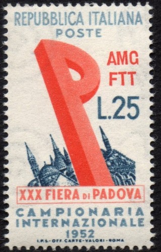 Trieste zona amg ftt - 1952,